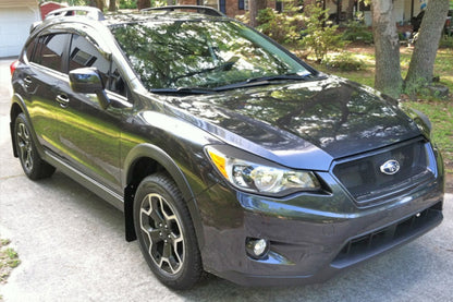 Rally Armor 13+ Subaru XV Crosstrek Black Mud Flap w/ Red Logo.