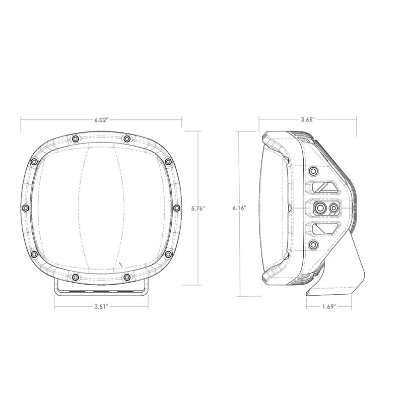 Rigid Industries Adapt XP Xtreme Powersports LED Light (Single).