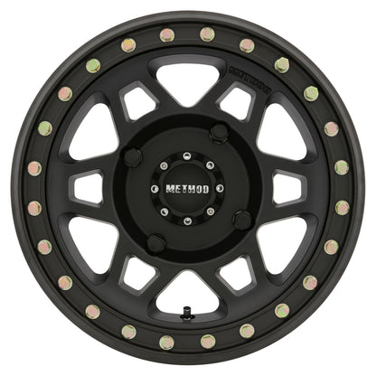 Method MR405 UTV Beadlock 15x7 5+2/+38mm Offset 4x136 106mm CB Matte Black w/BH-H24100 Wheel