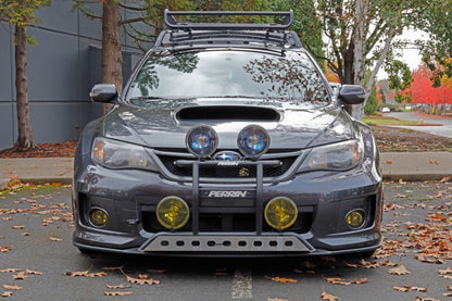 Perrin 08-14 Subaru WRX/STI Tow Hook Kit (Front) - Flat Black.