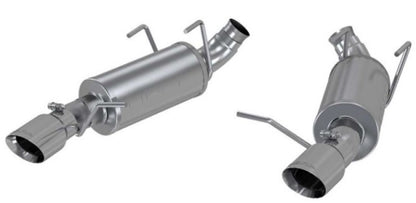 MBRP 11-14 Ford Mustang V6 3in. Dual Muffler Axle Back Split Rear Exhaust System AL.