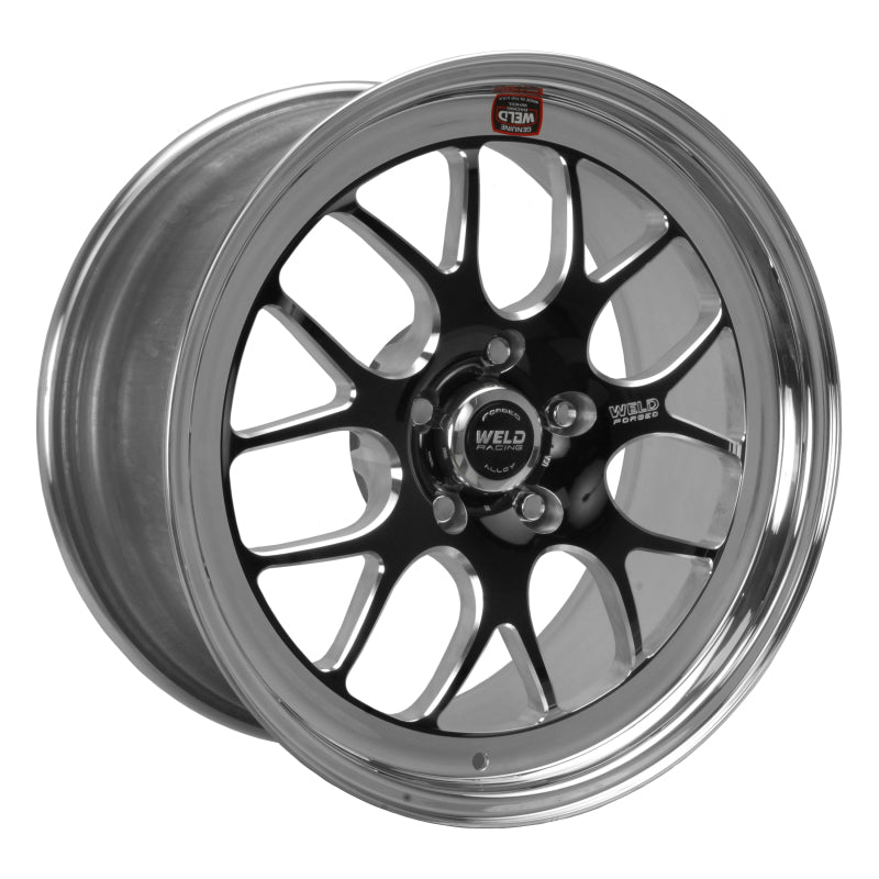 Weld S77 18x5 / 5x120mm BP / 2.1in. BS Black Wheel (High Pad) - Non-Beadlock.