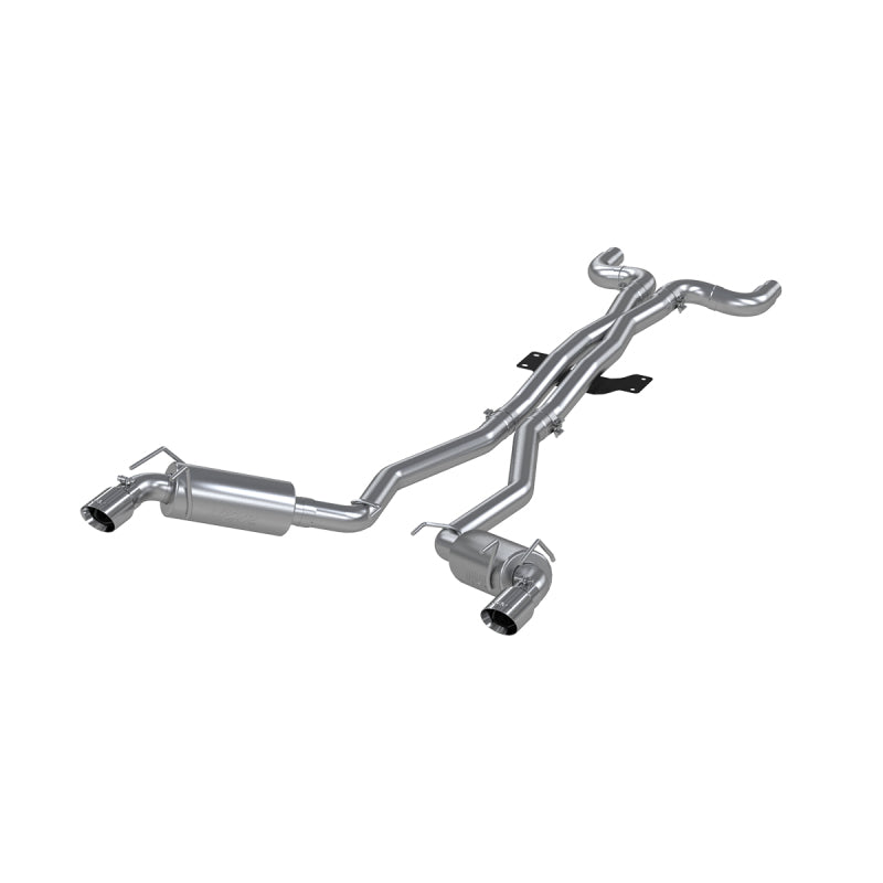 MBRP 2010 Chev Camaro V8 6.2L 6 Speed Dual Cat Back Round Tips  (11 Conv. MUST purchase mbrpAD1710).