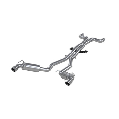MBRP 2010 Chev Camaro V8 6.2L 6 Speed Dual Cat Back Round Tips  (11 Conv. MUST purchase mbrpAD1710).