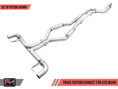 AWE Tuning  Touring Exhaust (Use OE Tips) | 3015-11058