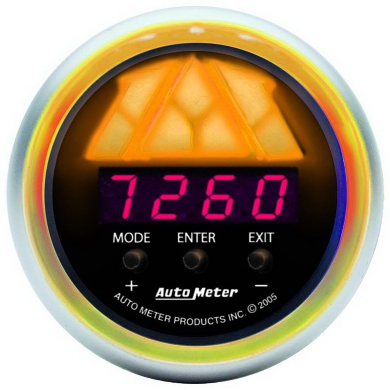 Autometer Sport-Comp 52mm 0-15k RPM Digital Pro Shift System Shift Light Level 1.