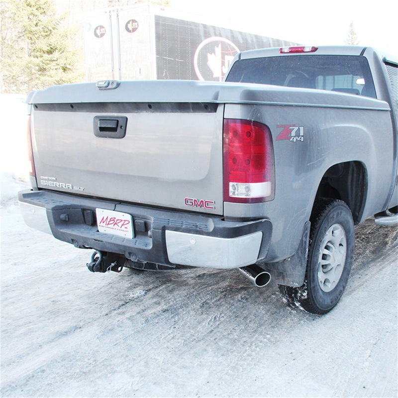 MBRP 07-10 Chevy/GMC 2500HD PU 6.0L V8 3.5in Single Side Exit Alum Cat Back Perf Exhaust.