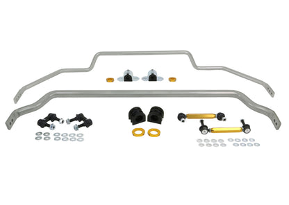 Whiteline 09-14 Nissan GT-R Front and Rear Swaybar Kit.