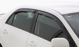 AVS 07-08 Honda Fit Ventvisor In-Channel Front & Rear Window Deflectors 4pc - Smoke.