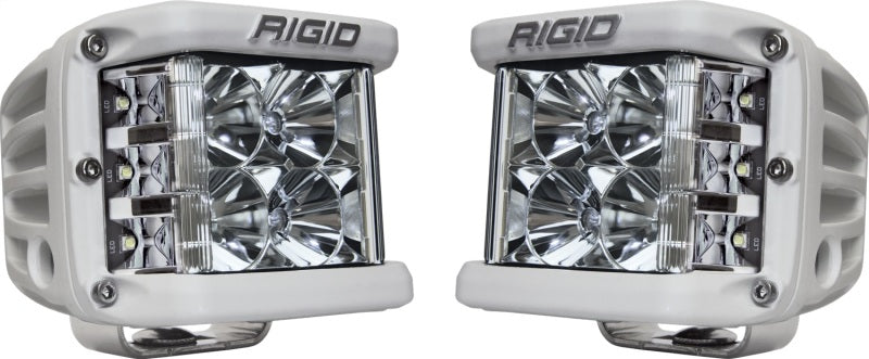 Rigid Industries D-SS - Flood - Set of 2 - White Housing.