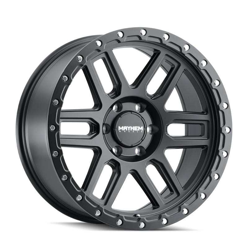 Mayhem 8304 Delta 17x9 / 6x139.7 BP / 0mm Offset / 106mm Hub Matte Bla ...