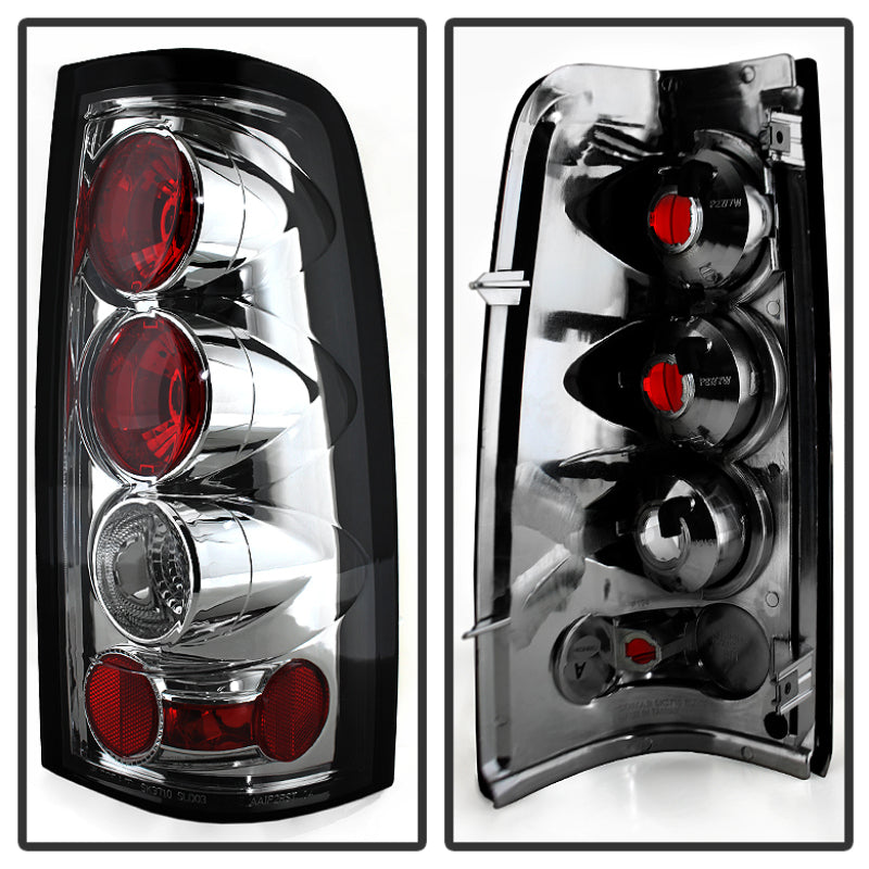 Spyder Chevy Silverado 1500 03-06 (Does Not Fit Stepside)Euro Style Tail Lights Chrm ALT-YD-CS03-C.