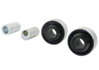 Whiteline Plus 10/08+ Mitsubishi Lancer CJ Anti-Lift/Caster Fr C/A - Lwr Inner Rear Bushing Kit.