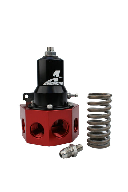 Aeromotive Regulator - 30-120 PSI - .500 Valve - 4x AN-08 and AN-10 inlets / AN-10 Bypass.