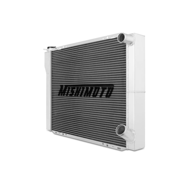 Mishimoto Universal Dual Pass Race Radiator 27x19x3 Inches Aluminum Radiator.
