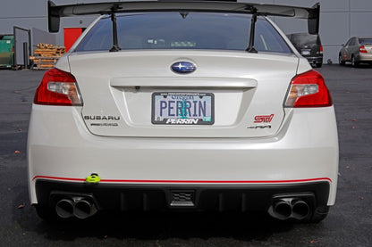 Perrin 15-19 Subaru WRX/STI Tow Hook Kit (Rear) - Neon Yellow.