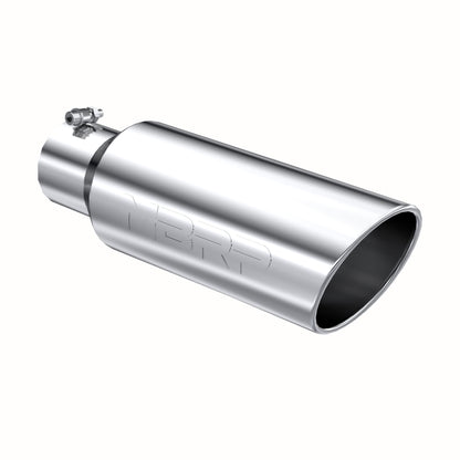 MBRP Universal Tip 6in OD Rolled End 4in Inlet 18in Length T304.