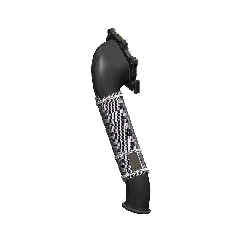 MBRP 01-04 Chev/GMC 6.6L Duramax 3in Black Turbo Down Pipe.