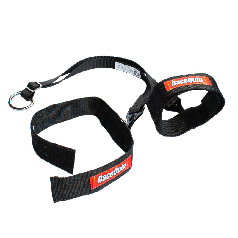 RaceQuip Black SFI Adult Arm Restraints.