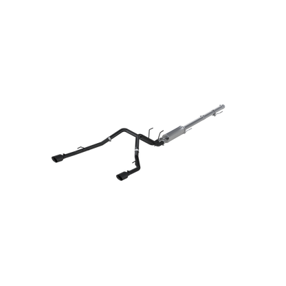 MBRP 09-14 Dodge Ram 1500 5.7L Cat-Back Dual Split Rear (Through Stock Bumper) AL - Black.