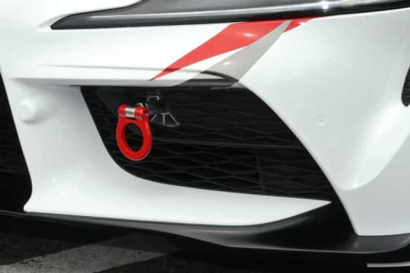 Cusco Folding Front Tow Hook 2020+ Toyota Supra (A90) 3.0L Turbo - Red.