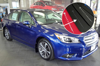Rally Armor 2015 Subaru Legacy UR Black Mud Flap w/ Grey Logo.