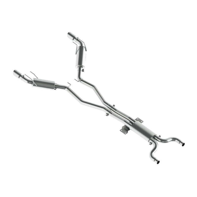 MBRP 2010 Chev Camaro V8 6.2L Automatic (L99) 3 Dual Cat Back Round Tips T409.