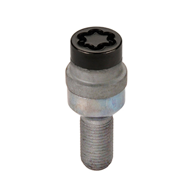 McGard Wheel Lock Bolt Set - 4pk. (Radius Seat) M14X1.5 / 17mm Hex / 28.2mm Shank Length - Black.