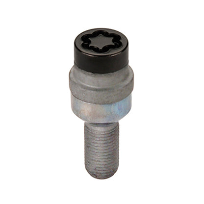 McGard Wheel Lock Bolt Set - 4pk. (Radius Seat) M14X1.5 / 17mm Hex / 28.2mm Shank Length - Black.