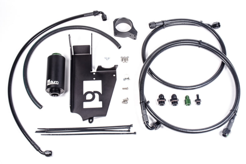 Radium Engineering Fuel Hanger Plumbing Kit EVO 7/8/9 Microglass Filter.