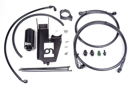 Radium Engineering Fuel Hanger Plumbing Kit EVO 7/8/9 Microglass Filter.