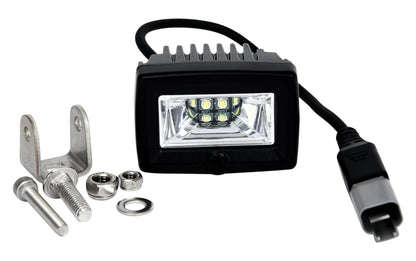 KC HiLiTES C-Series 2in. C2 LED Light 20w Area Flood Beam (Pair Pack System) - Black.