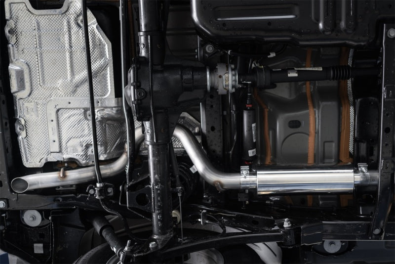 MBRP 18-20 Jeep Wrangler JL 2.5in Single Rear Exit Cat Back Exhaust - T304.