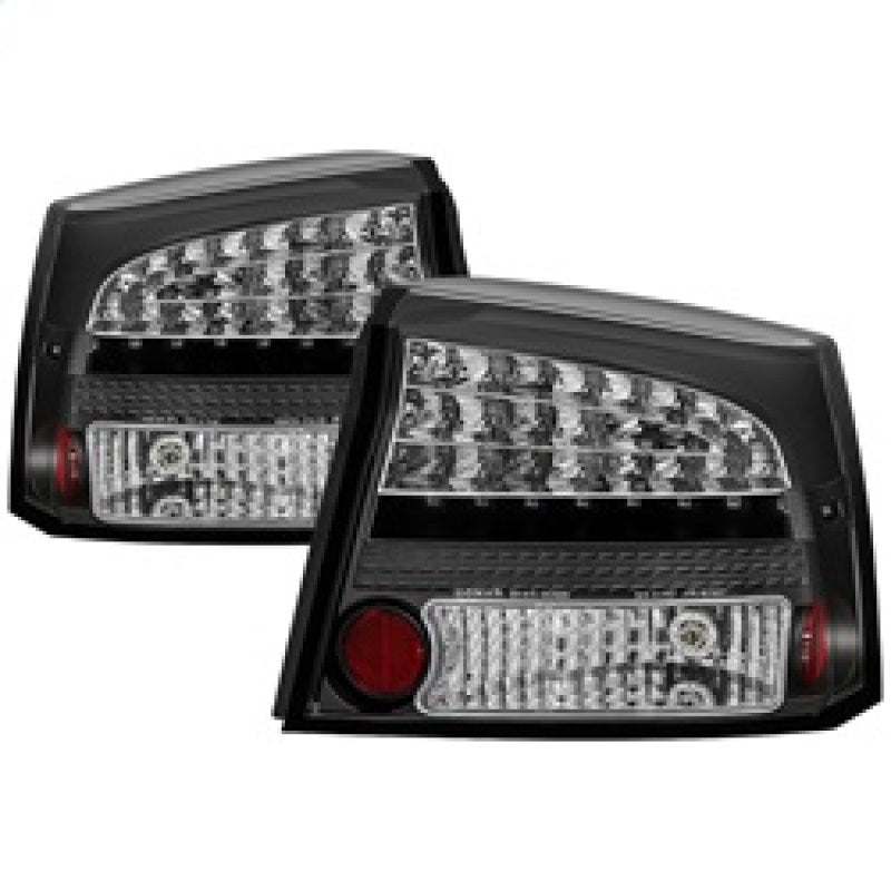 Spyder Dodge Charger 06-08 LED Tail Lights Black ALT-YD-DCH05-LED-BK.
