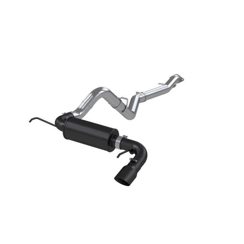 MBRP 2021+ Ford Bronco 2.3L/2.7L EcoBoost 3in Black Aluminized Catback Exhaust.