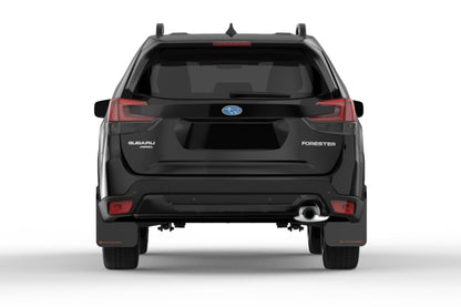 Rally Armor 2019 Subaru Forester UR Black Mud Flap w/ Orange Logo.