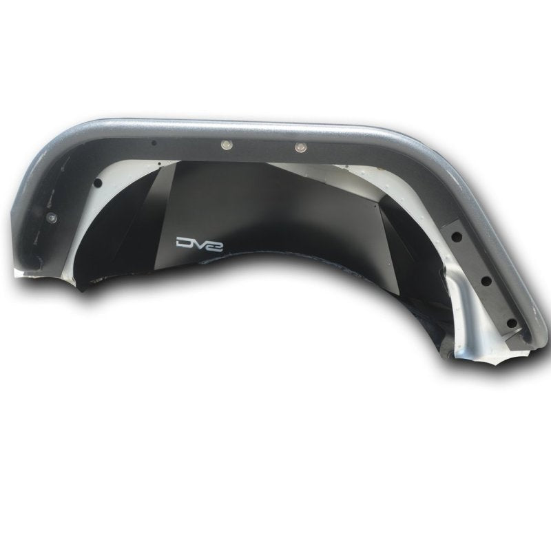 DV8 Offroad 07-18 Jeep Wrangler JK Rear Aluminum Inner Fender - Black.