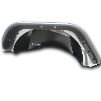 DV8 Offroad 07-18 Jeep Wrangler JK Rear Aluminum Inner Fender - Black.