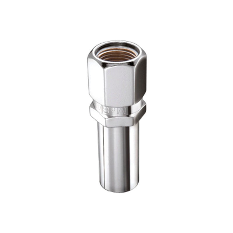McGard Hex Lug Nut (Drag Racing X-Long Shank) 1/2-20 / 13/16 Hex / 2.475in. Length (4-Pack) - Chrome.