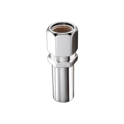 McGard Hex Lug Nut (Drag Racing X-Long Shank) 1/2-20 / 13/16 Hex / 2.475in. Length (4-Pack) - Chrome.