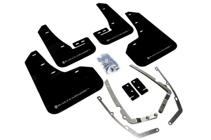 Rally Armor 2015+ VW Golf/GTI/TSI UR Black Mud Flap w/ Silver Logo.