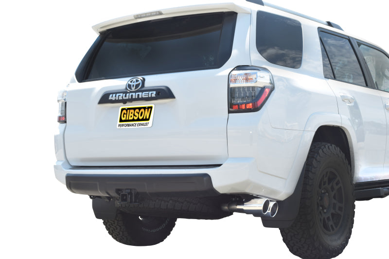 Gibson 04-20 Toyota 4Runner 4.0L 2.5in Cat-Back Dual Sport Exhaust - Stainless.