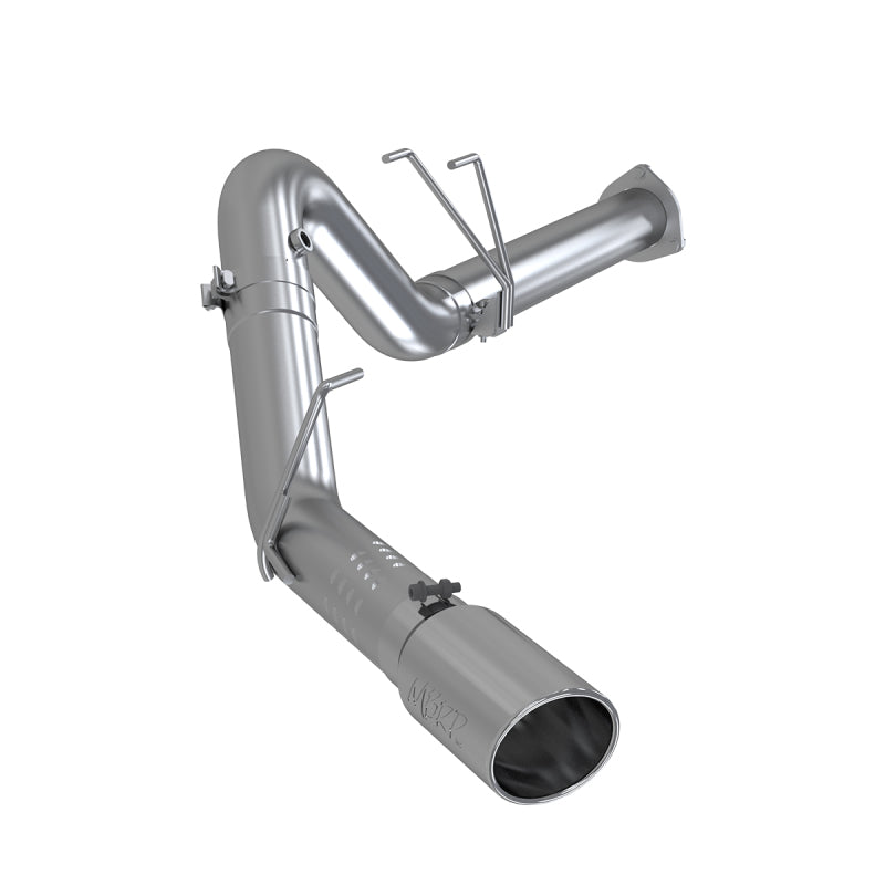 MBRP 2015 Ford F250/350/450 6.7L 4in Single Side Exit Aluminized Exhaust Includes 5in Tip.