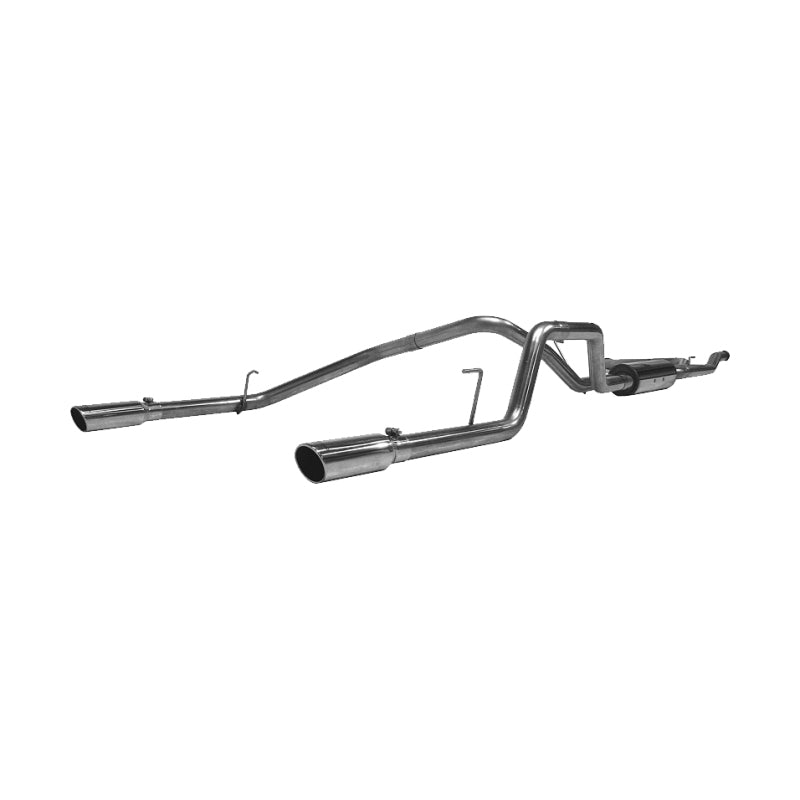 MBRP 2004-2009 Nissan Titan 5.6L EC/CC Cat Back Dual Split Rear.