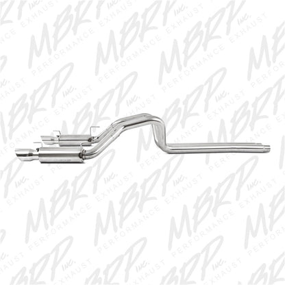 MBRP 05-09 Ford Shelby GT500 / GT Dual Split Rear Race Version, T409 4in Tips Exhaust System.