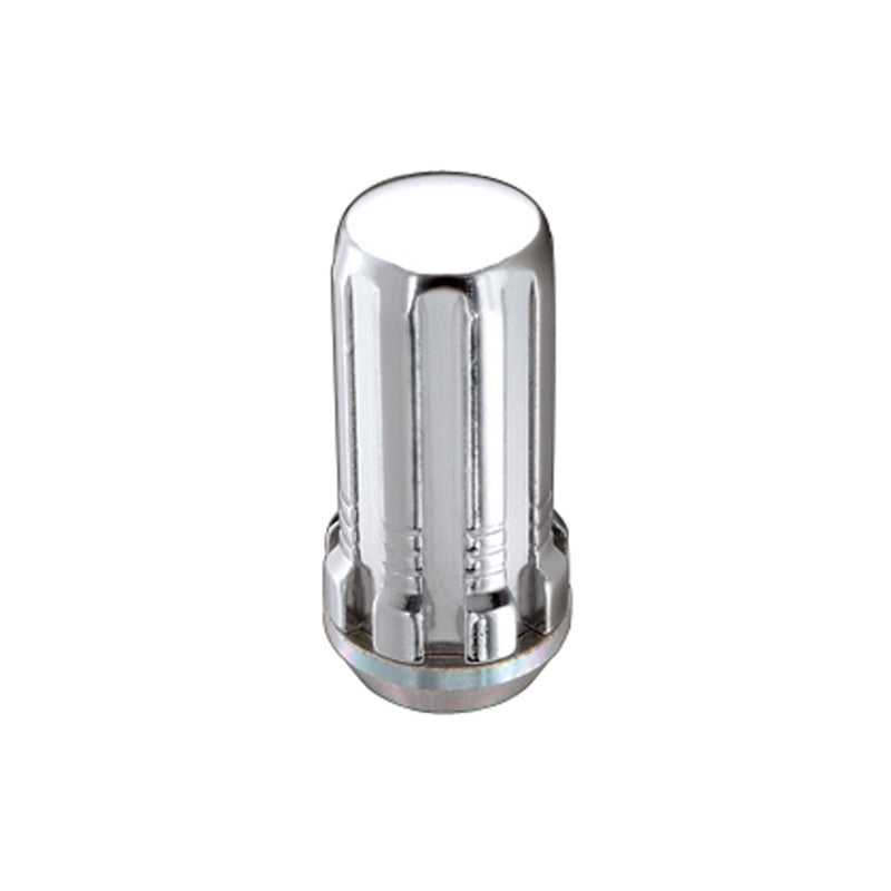 McGard SplineDrive Lug Nut (Cone Seat) M14X1.5 / 1.648in. Length (4-Pack) - Chrome (Req. Tool).