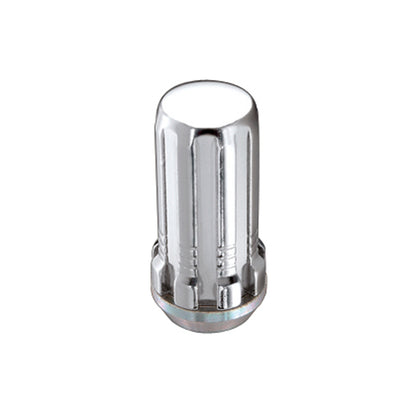 McGard SplineDrive Lug Nut (Cone Seat) M14X1.5 / 1.648in. Length (4-Pack) - Chrome (Req. Tool).