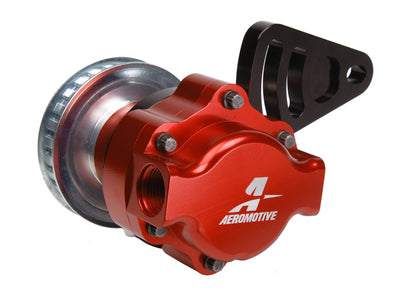 Aeromotive Belt Drive Pump Kit (P/N 11105) w/ Gilmer Pulley and Mounting Bracket.