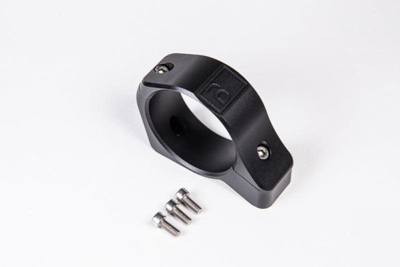 Radium Engineering 2-Piece Fuel Pump Clamp 60mm - Black W/ Logo.
