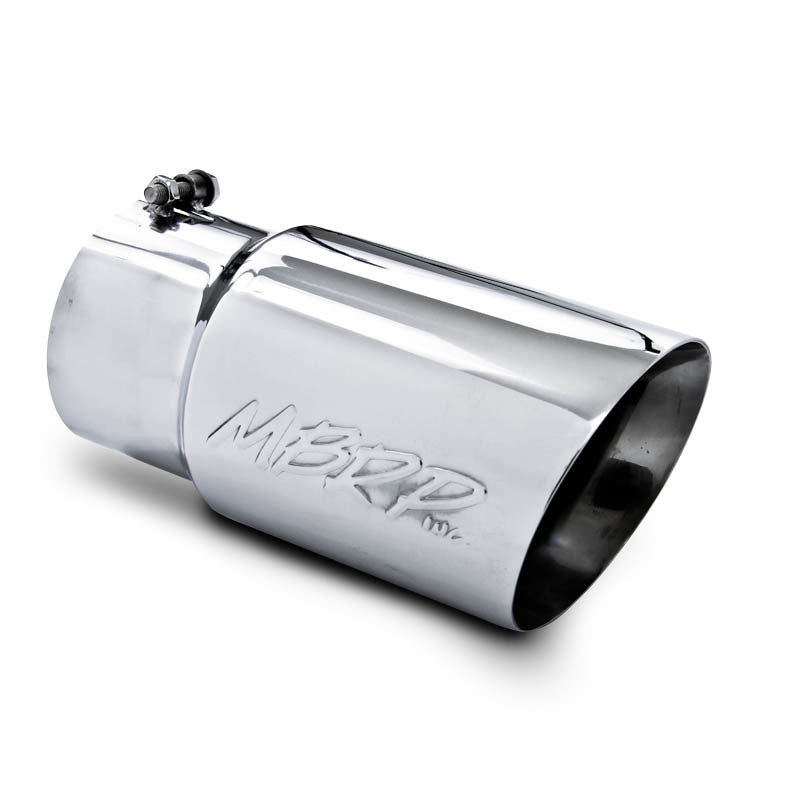 MBRP Universal Tip 6 O.D. Dual Wall Angled 5 inlet 12 length.